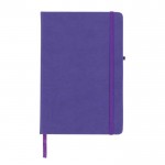 Cadernos de publicidade com bolso interno cor violeta