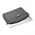 Bolsa de lona para portátil cor cinzento-escuro quarta vista
