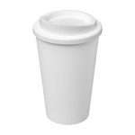 Copo de café para levar de plástico cor branco