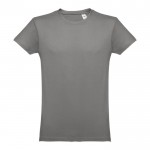 T-shirts personalizáveis em 100% algodão cor cinzento-escuro primeira vista