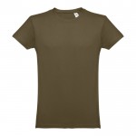 T-shirts personalizáveis em 100% algodão cor verde-escuro primeira vista