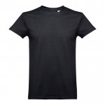 T-shirt em algodão para brindes corporativos cor preto primeira vista
