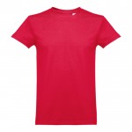 T-shirt em algodão para brindes corporativos cor vermelho primeira vista