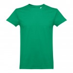 T-shirt em algodão para brindes corporativos cor verde primeira vista