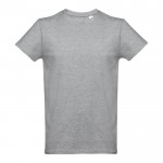 T-shirt em algodão para brindes corporativos cor cinzento primeira vista
