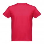 T-shirt básica personalizada para empresas cor vermelho primeira vista