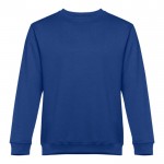 Sweatshirt básica personalizável com a marca cor azul real primeira vista