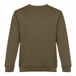 Sweatshirt básica personalizável com a marca cor verde militar primeira vista