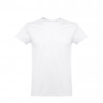 T-shirt unissexo personalizável para criança cor branco primeira vista
