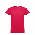 T-shirt unissexo personalizável para criança cor vermelho primeira vista