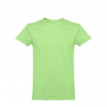 T-shirt unissexo personalizável para criança cor verde-claro primeira vista