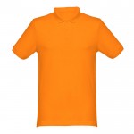 Polos de algodão 100% 240 g/m2 cor cor-de-laranja