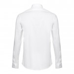 Camisa elegante para vestuário corporativo cor branco segunda vista
