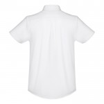 Camisa de manga curta ideal para uniforme cor branco segunda vista