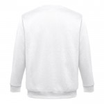 Sweatshirt básica personalizável com a marca cor branco segunda vista