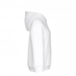 Sweatshirt de tamanho infantil com logotipo cor branco terceira vista