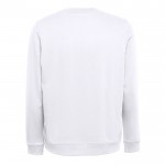 Sweatshirt em pelúcia italiana 240 g/m2 cor branco segunda vista