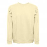 Sweatshirt em pelúcia italiana 240 g/m2 cor amarelo-claro primeira vista
