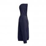 Sweatshirt unissex de algodão e poliéster 280 g/m2 THC KARACHI cor azul-marinho sexta vista