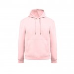 Sweatshirt unissex de algodão e poliéster 280 g/m2 THC KARACHI cor cor-de-rosa primeira vista