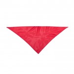Clássico lenço triangular de poliéster em cores vibrantes cor vermelho primeira vista