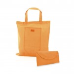 Sacos dobráveis ​​com fecho de velcro 80 g/m2 cor cor-de-laranja quinta vista