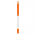 Esferográfica compacta e personalizável BIC®  cor cor-de-laranja