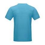 T-shirt homem algodão orgânico GOTS 160 g/m2 Elevate NXT cor azul segunda vista traseira