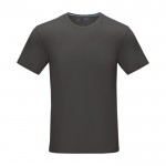 T-shirt homem algodão orgânico GOTS 160 g/m2 Elevate NXT cor cinzento-escuro segunda vista frontal