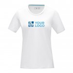 T-shirt mulher algodão orgânico GOTS 160 g/m2 Elevate NXT cor branco vista principal