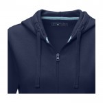 Sweatshirt algodão orgânico GOTS para mulher 280 g/m2 Elevate NXT cor azul-marinho vista detalhe 1