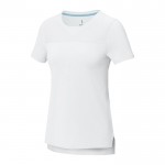 T-shirt sustentável mulher 160 g/ m2  cor branco