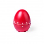 Temporizador personalizável em forma de ovo cor vermelho