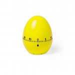 Temporizador personalizável em forma de ovo cor amarelo