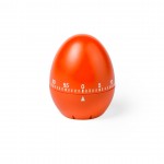 Temporizador personalizável em forma de ovo cor cor-de-laranja