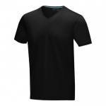 T-shirts em material orgânico com logotipo cor preto