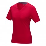 T-shirt de material orgânico para empresas cor vermelho