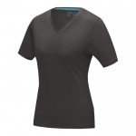 T-shirt de material orgânico para empresas cor cinzento-escuro