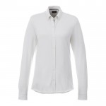 Camisa de manga comprida para personalizar cor branco