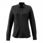 Camisa de manga comprida para personalizar cor preto
