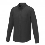 Camisa de manga comprida 130 g/m2 cor preto