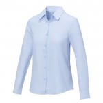 Camisa de manga comprida mulher 130 g/m2 cor azul-claro