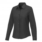Camisa de manga comprida mulher 130 g/m2 cor preto