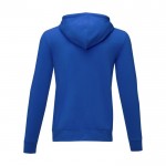 Sweatshirt com capuz de algodão homem 240 g/m2 Elevate Essentials cor azul segunda vista traseira