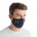 Máscara facial personalizada para clientes e funcionários