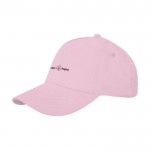 Boné clássico para merchandising de empresas cor rosa-claro