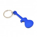 Porta-chaves abridor com forma de guitarra cor azul