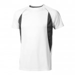 T-shirt de manga curta para personalizar cor branco