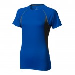 T-shirt desportiva para mulher com logotipo cor azul real