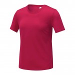 T-shirt de poliéster mulher 105 g/ m2 cor vermelho